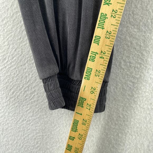 NATALIE BUSBY Pants M Tencel Viscose Get Going Joggers Slim Slouchy Gray USA - Picture 13 of 14